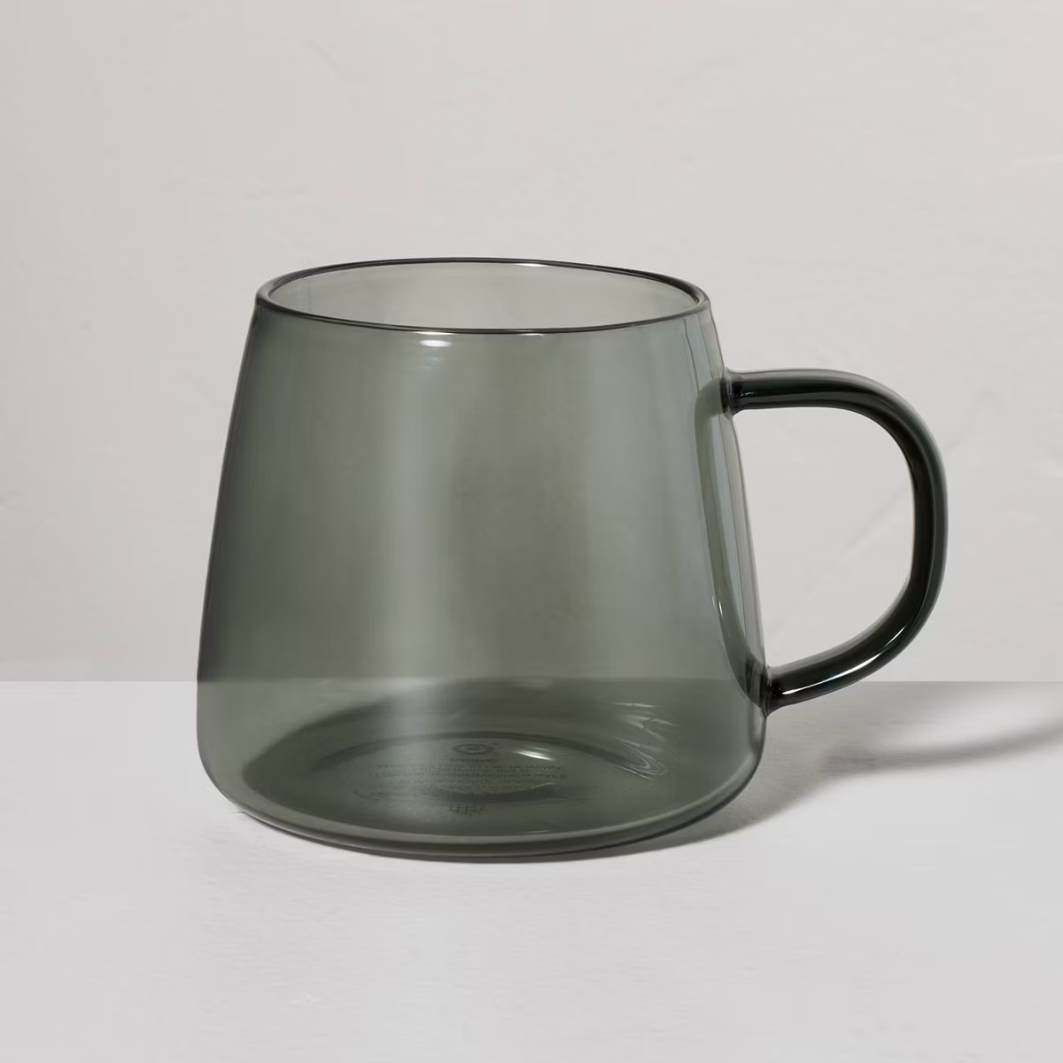 15oz Tinted Glass Mug Smoky Gray - Hearth & Hand™ with Magnolia | Target