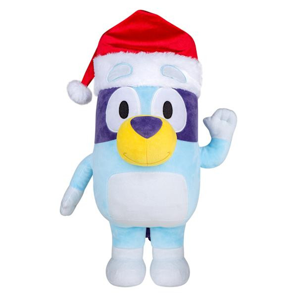 Bluey in Santa Hat Holiday Greeter | At Home