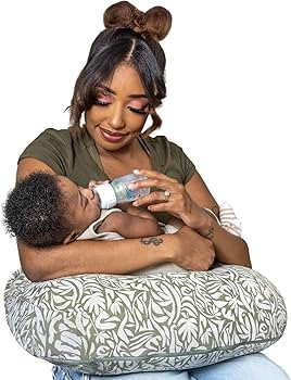 Boppy Nursing Pillow - Ergonomic Bottle & Breastfeeding Pillow, Higher, Firmer & Larger, Water-Re... | Amazon (US)