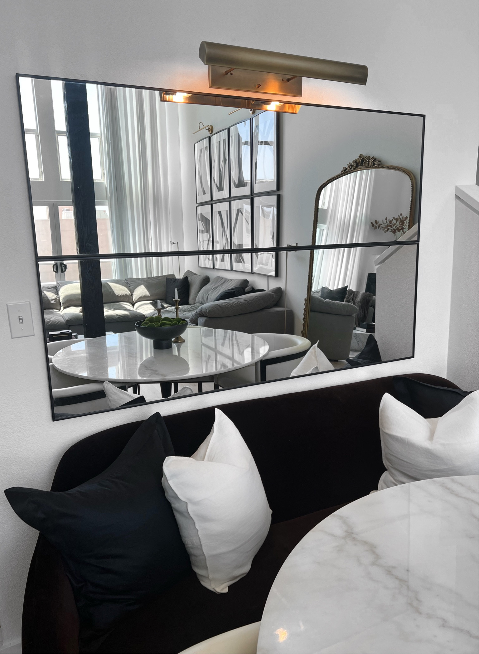 Dining Booth Area

Media Console, Living Home Furniture, Bedroom Furniture, stand, cane bed, cane furniture, floor mirror, arched mirror, cabinet, home decor, modern decor, mid century modern, kitchen pendant lighting, unique lighting, Console Table, Restoration Hardware Inspired, ceiling lighting, black light, brass decor, black furniture, modern glam, entryway, living room, kitchen, bar stools, throw pillows, wall decor, accent chair, dining room, home decor, rug, coffee table 

#LTKsalealert #LTKstyletip #LTKhome