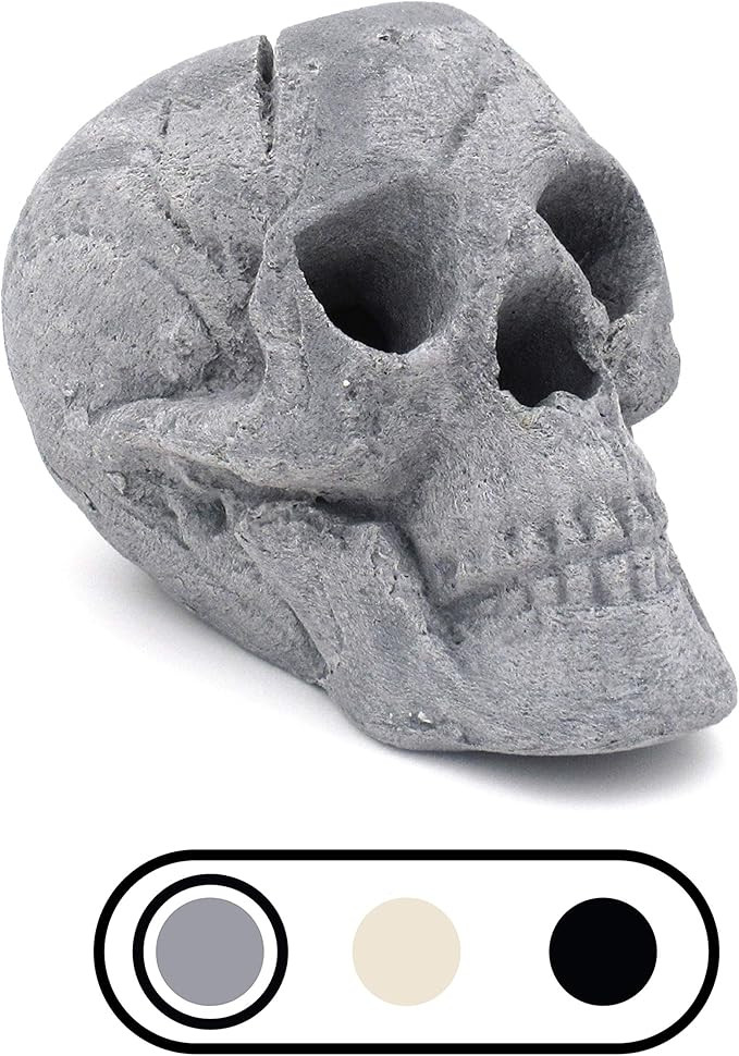 OSKER Ceramic Fireproof Fire Pit Skull Log for Bonfire, Campfire, Fireplace, Firepit | Halloween ... | Amazon (US)