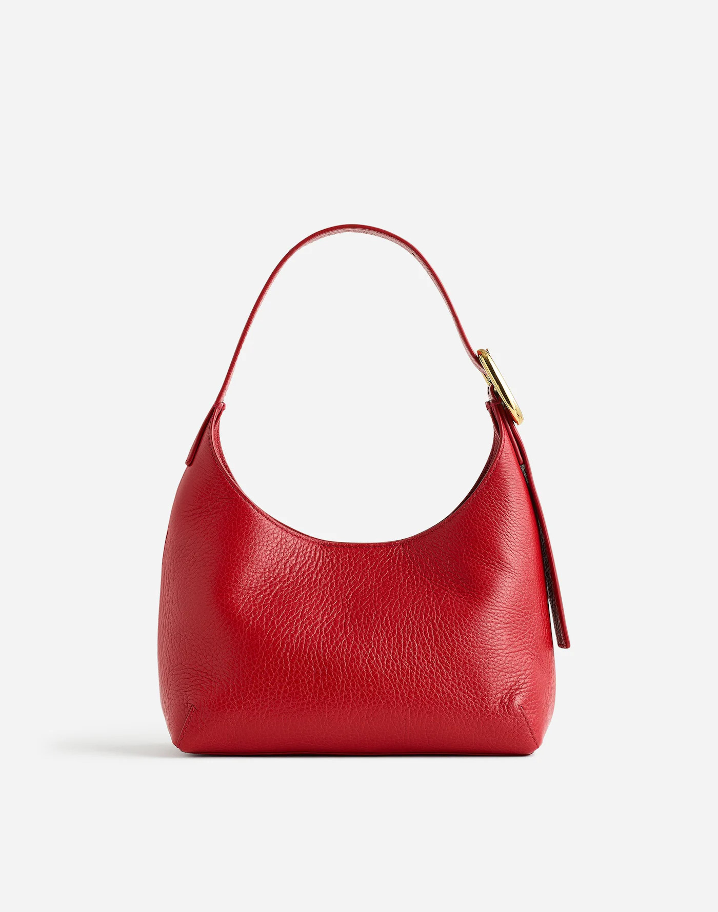 The Sculptural-Buckle Shoulder Bag | Madewell | Madewell