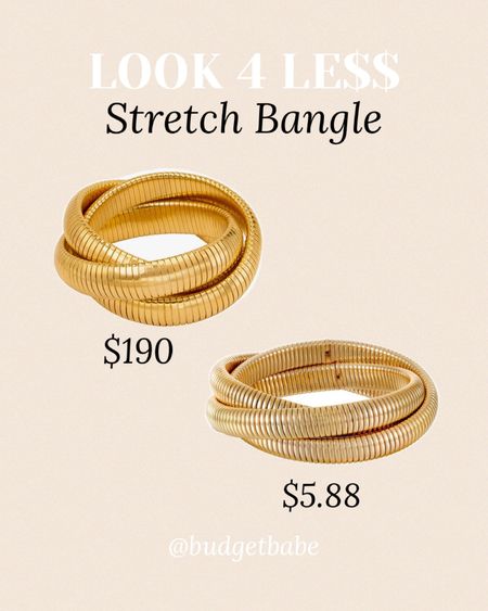 Janis Savitt  cobra bracelet
flexible stretch bangle look for less / lookalike 

#LTKstyletip #LTKunder50