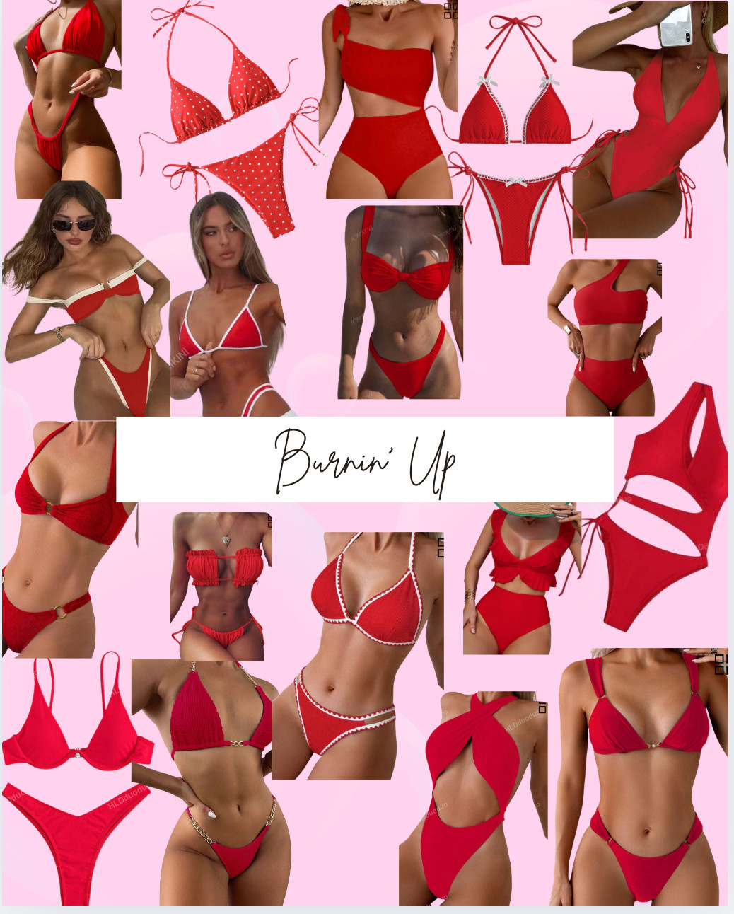 These girls are burnin up in these red hot bikinis! 

 #LTKStyleTip #LTKSwim #LTKTravel