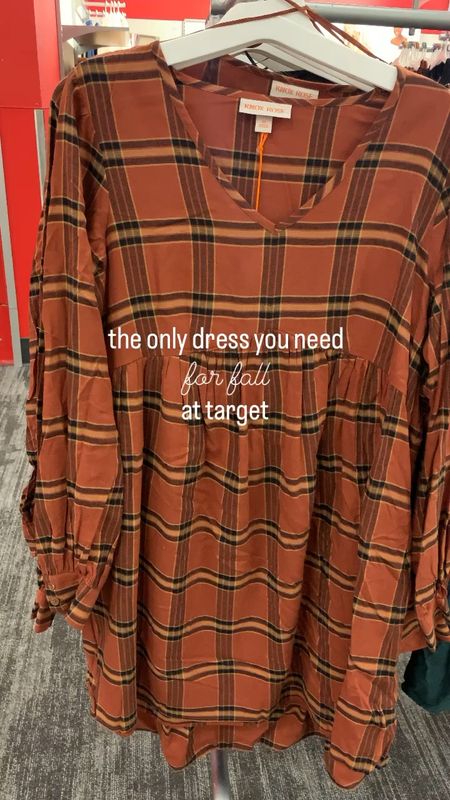 The dress you need for fall 🍁🧡 at target!

#LTKSeasonal #LTKunder50 #LTKstyletip