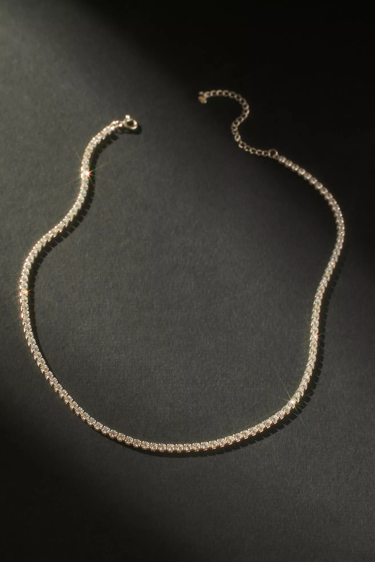 By Anthropologie Pavé Tennis Necklace | Anthropologie (US)