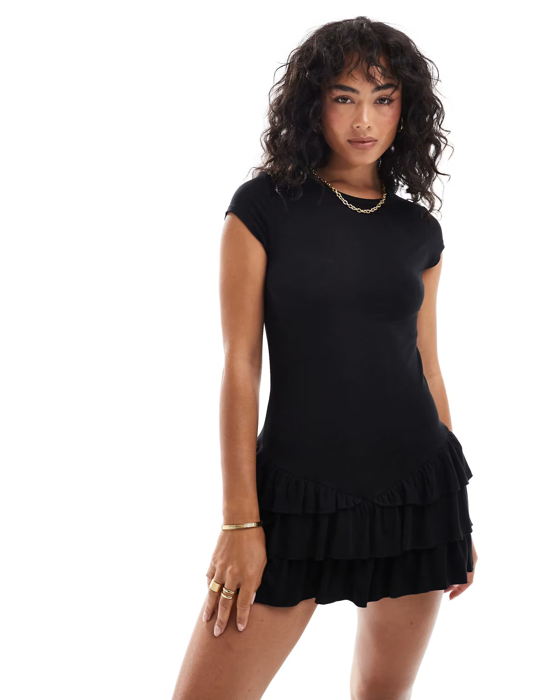 COLLUSION ruffle mini dress | ASOS | ASOS (Global)