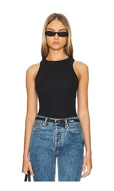 CLYQUE Kelly Bodysuit in Black from Revolve.com | Revolve Clothing (Global)