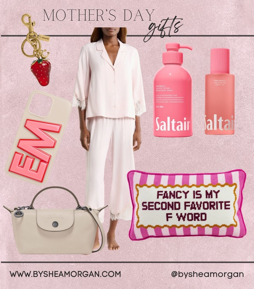 Mother’s Day gift ideas, personalized gift, comfy pjs 