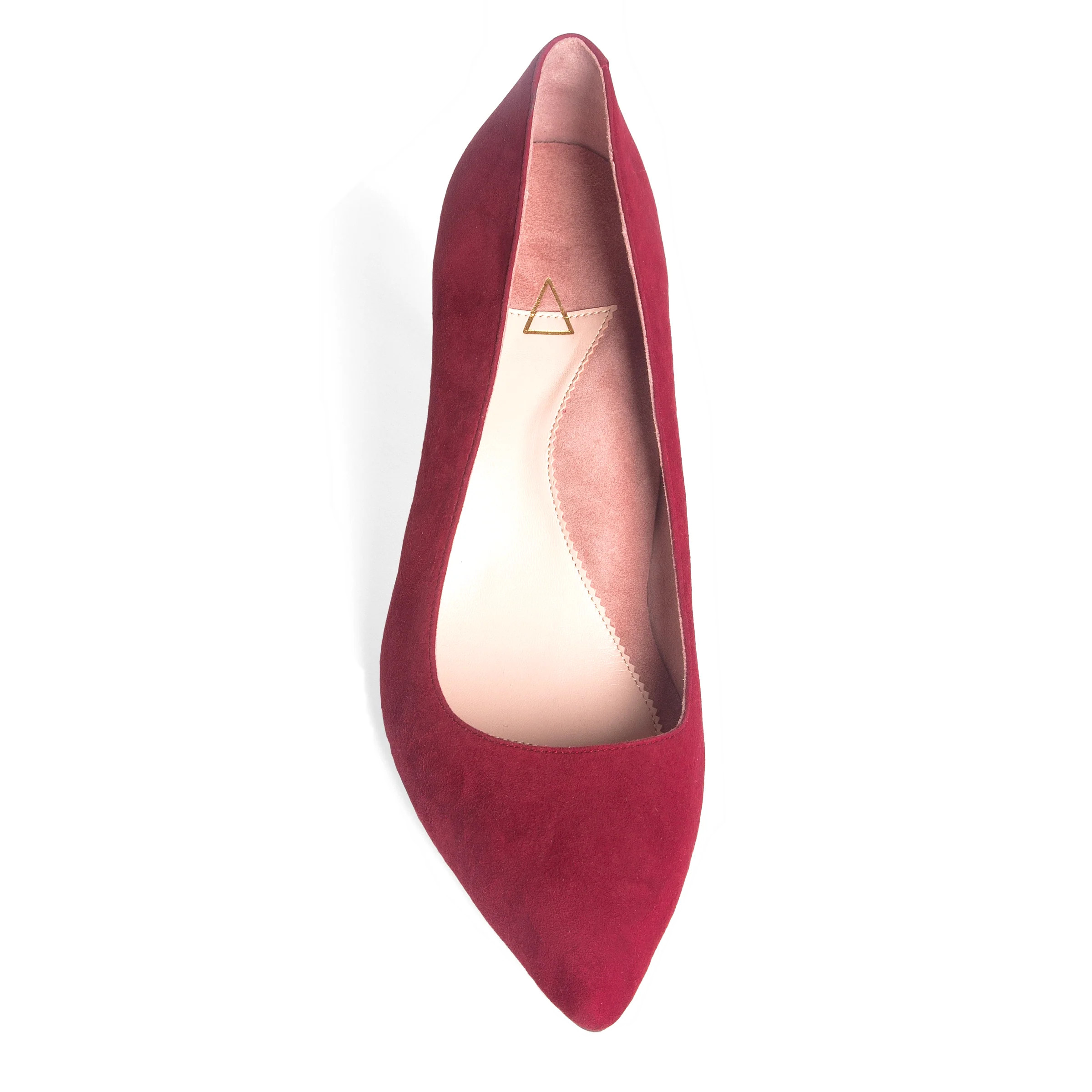 Gutsy Garnet Suede Lower Block Heel | ALLY Shoes