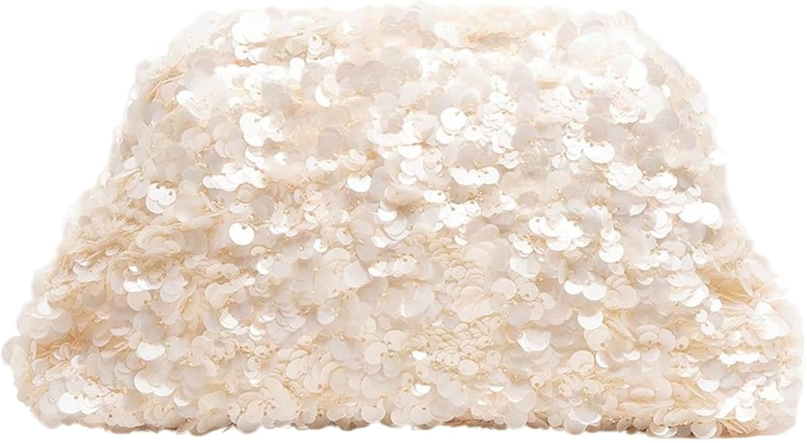 QWINEE Women's Sequin Evening Handbags Y2k Cloud Clutch Purse Party Wedding Bags | Amazon (US)