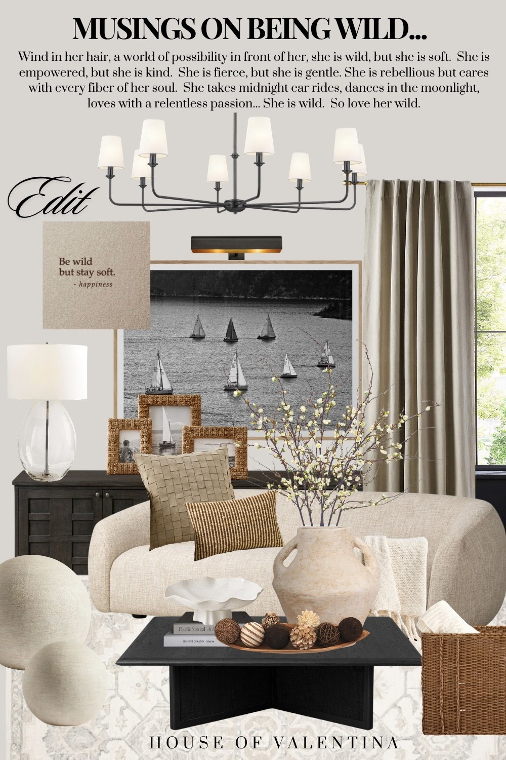 Wind in her hair, a world of possibility in front of her, she is wild, but she is soft.  She is empowered, but she is kind.  She is fierce, but she is gentle. She is rebellious but cares with every fiber of her soul.  She takes midnight car rides, dances in the moonlight, loves with a relentless passion... She is wild.  So love her wild.

#LTKstorytime #LTKmomlife #LTKHome