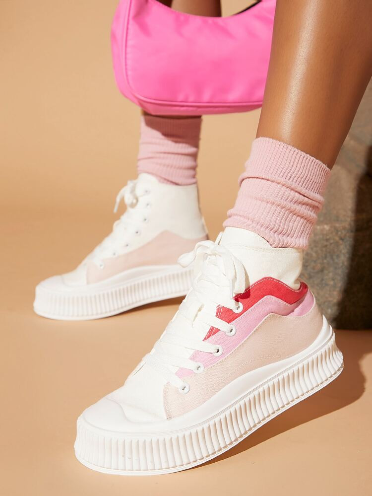 High Top Chunky Platform Sneakers | SHEIN