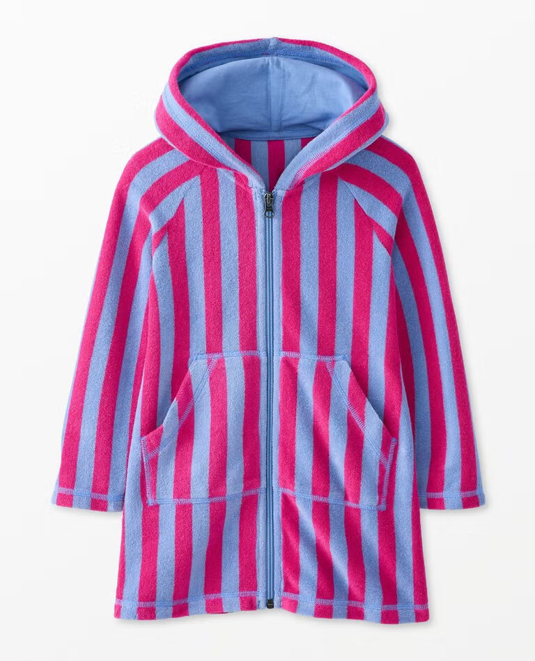 Long Sleeve Loop Terry Hoodie Cover Up | Hanna Andersson