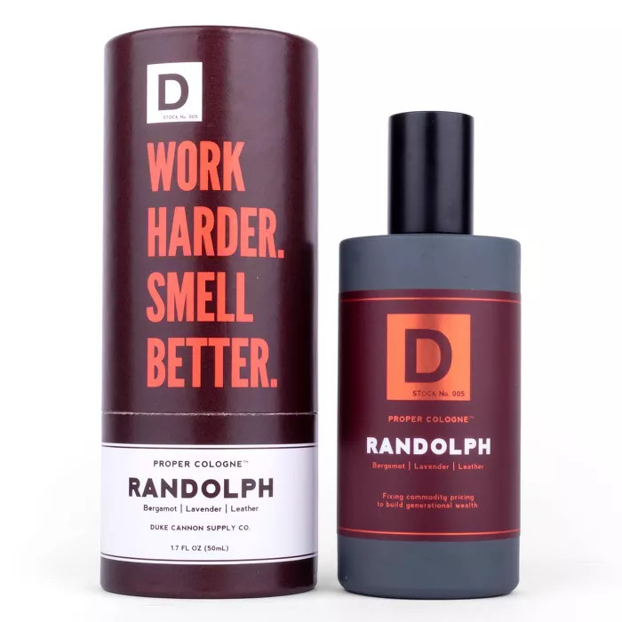 Duke Cannon Light Musk & Leather Randolph Men's Proper Cologne - 1.7 fl oz | Target