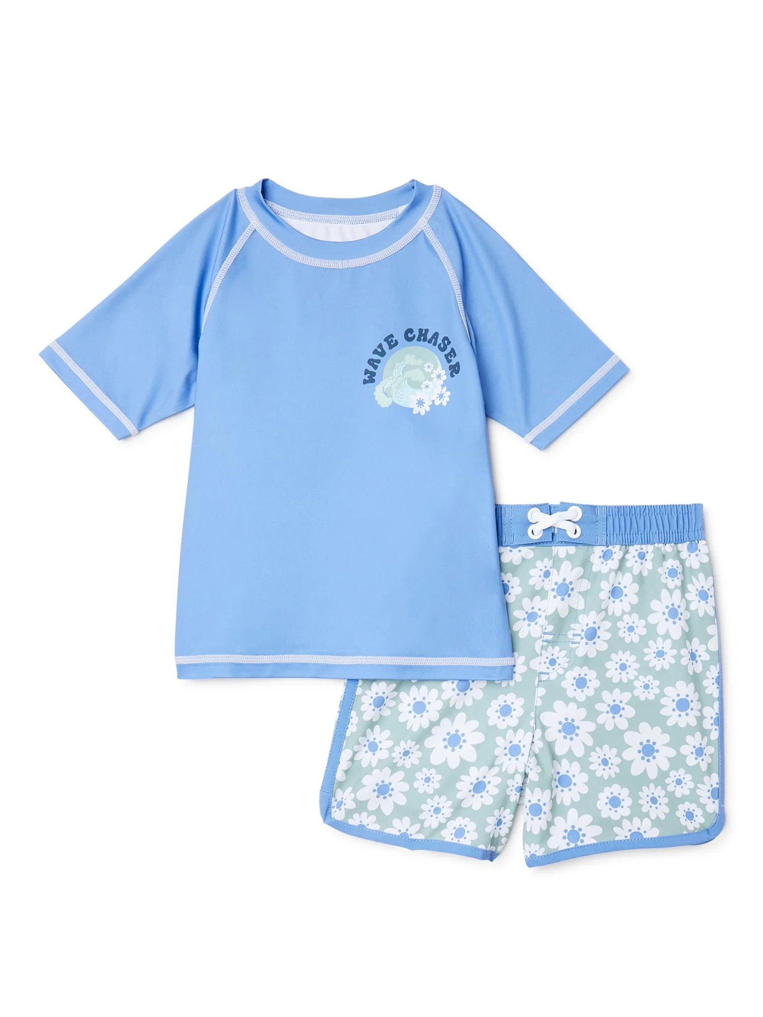 Wonder NationWonder Nation Toddler Boy Short Sleeve Rashguard Swim Set, Sizes 12M-5TUSD$15.98(4.9... | Walmart (US)