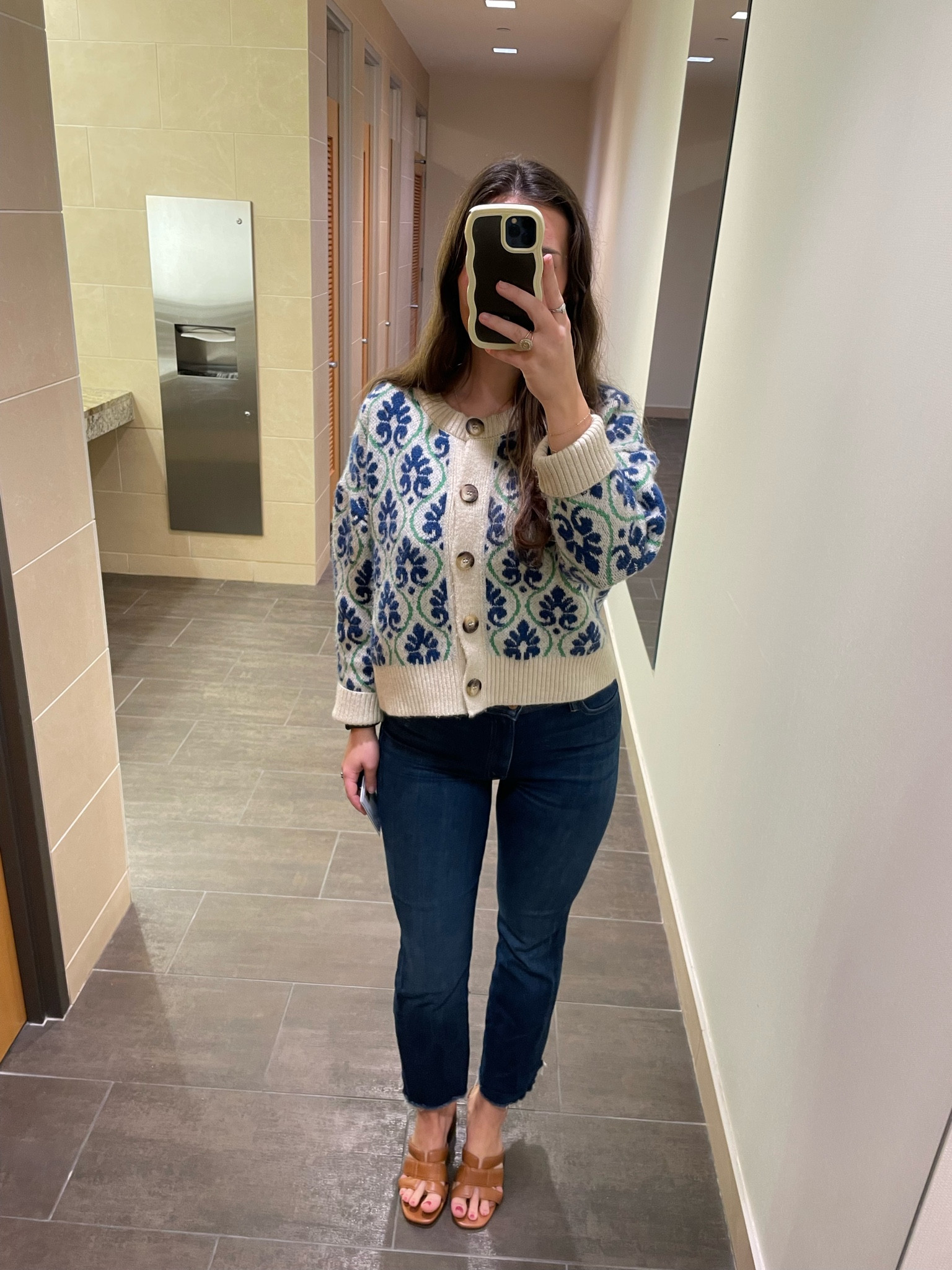 Kept it casual on a jean Friday but I love this sweater. Anthropology, has the same sweate just different colors available right now but also linked an exact dupe from Amazon! 
#workoutfit

#LTKsalealert #LTKstyletip #LTKworkwear