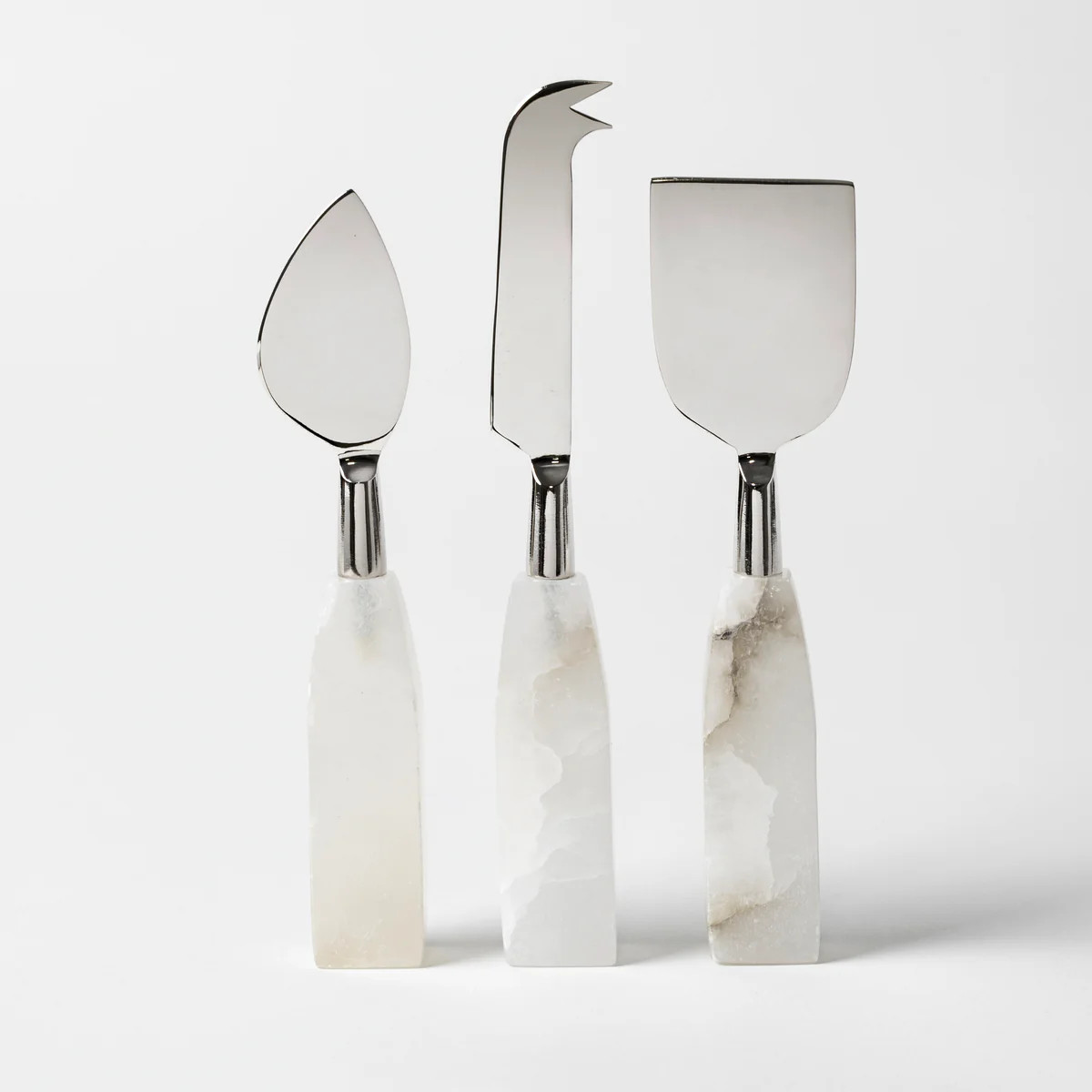 Alabaster Cheese Knife Set | Modern Locke