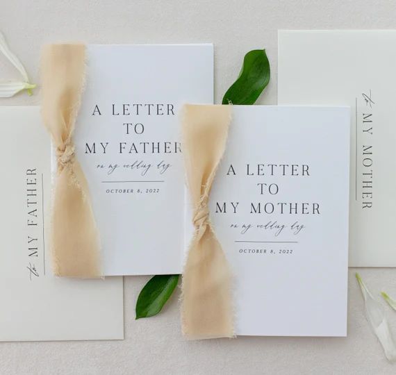 Personalized to My Mother and Father Cotton Paper - Etsy | Etsy (US)