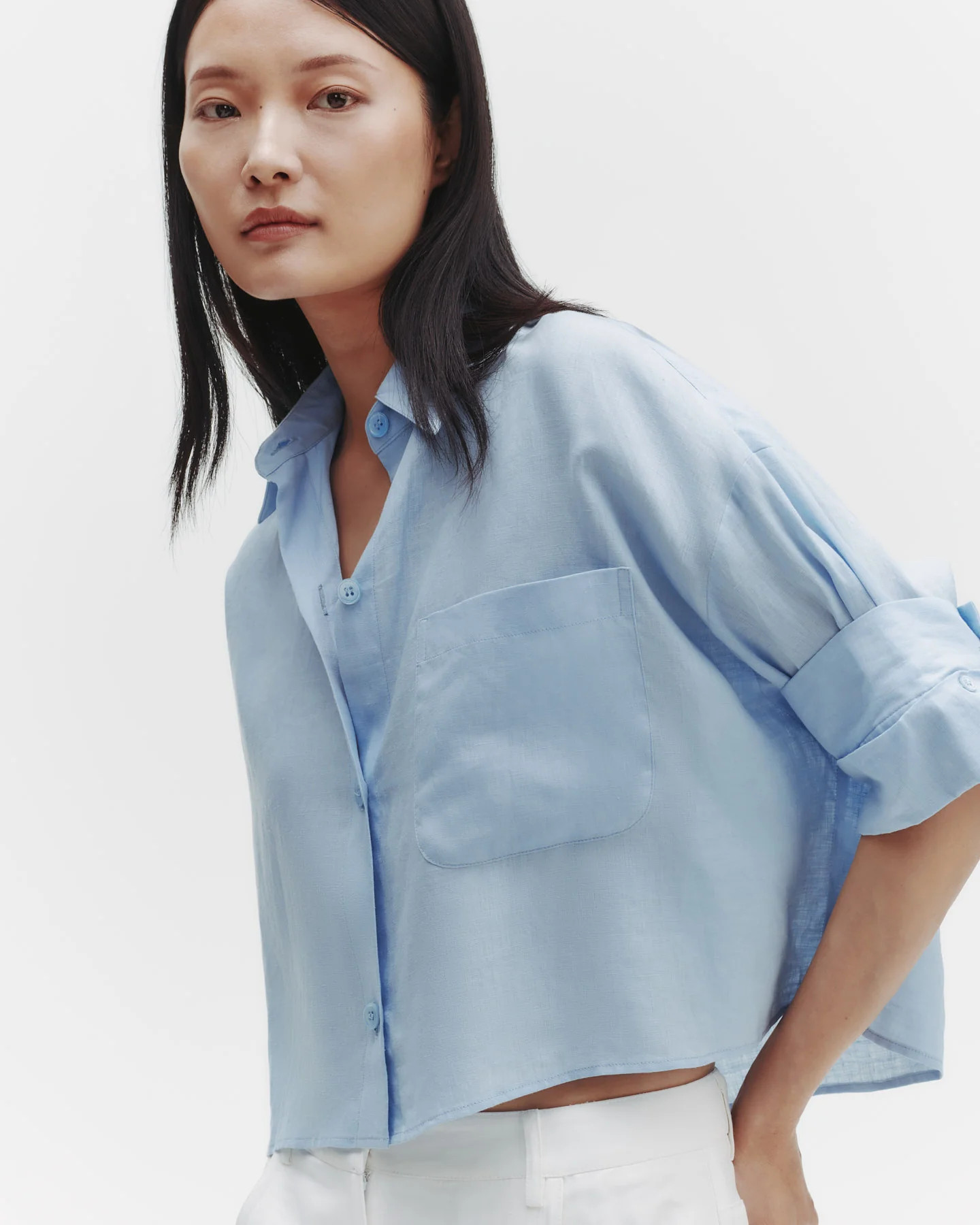 Next Ex Shirt in Delave Linen | TWP