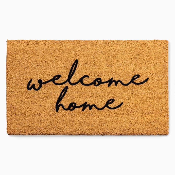 Nickel Designs Hand-Painted Doormat - Welcome Home | West Elm (US)