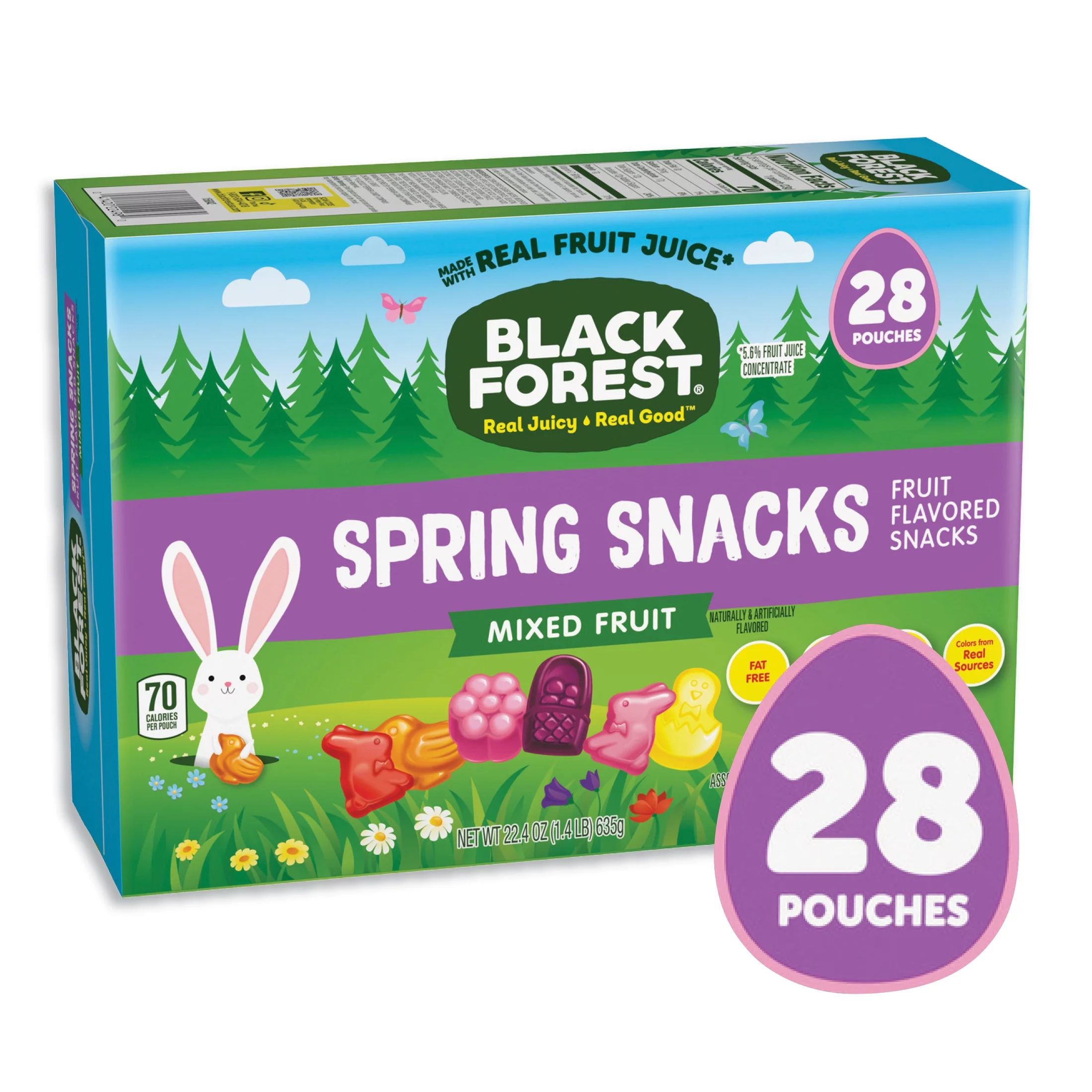 Black Forest Spring Flavors Fruit Flavored Snacks, 0.8 Oz., 28 Count | Walmart (US)