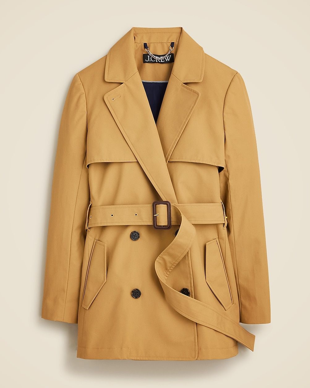 Cropped Icon trench coat | J. Crew US