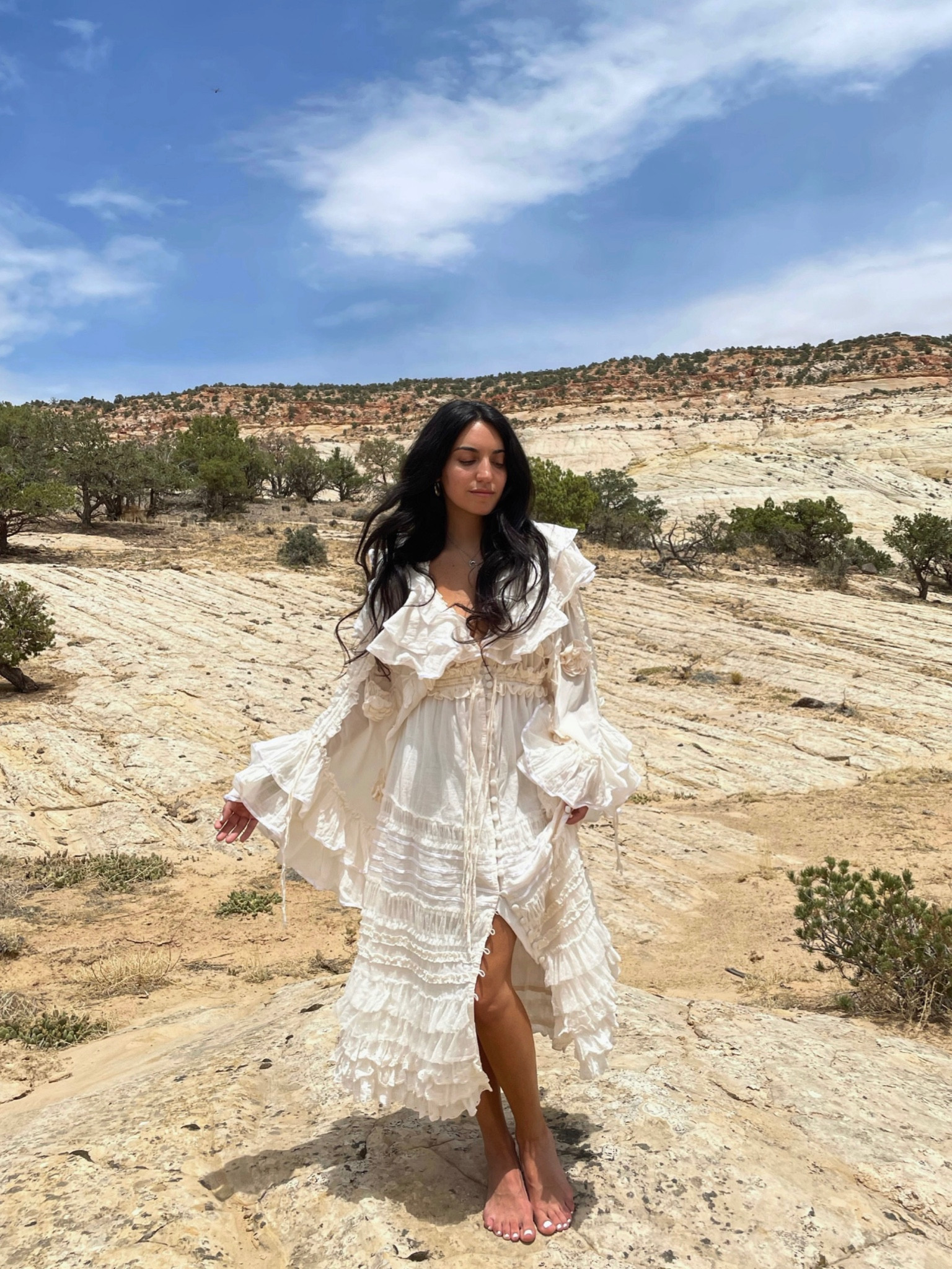 Ruffle dress , white dress , vintage style , free people , filly boo , boho style #boho #freepeople

#LTKtravel #LTKFind #LTKSeasonal