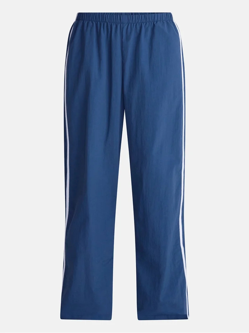 No Boundaries Nylon Game Day Track Pants, 30.5'' Inseam, Women's XXS-XXL | Walmart (US)