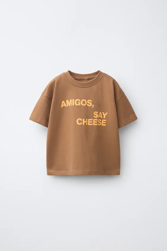 TEXT PRINT T-SHIRT | Zara US