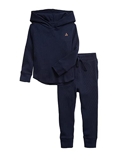 GAP baby boys Textured Long Sleeve Top and Jogger Set, Tapestry Navy V2, 4YRS US | Amazon (US)