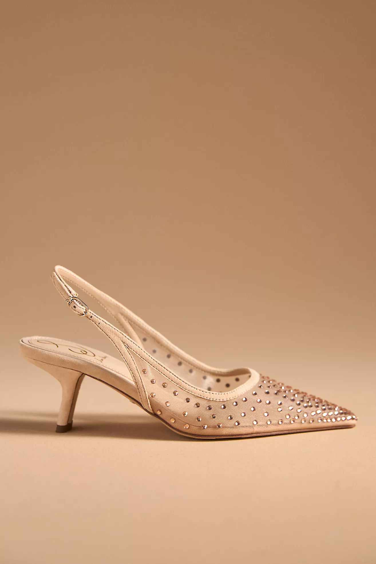 Sam Edelman Bianka Mesh Dot Slingback Heels | Anthropologie (US)