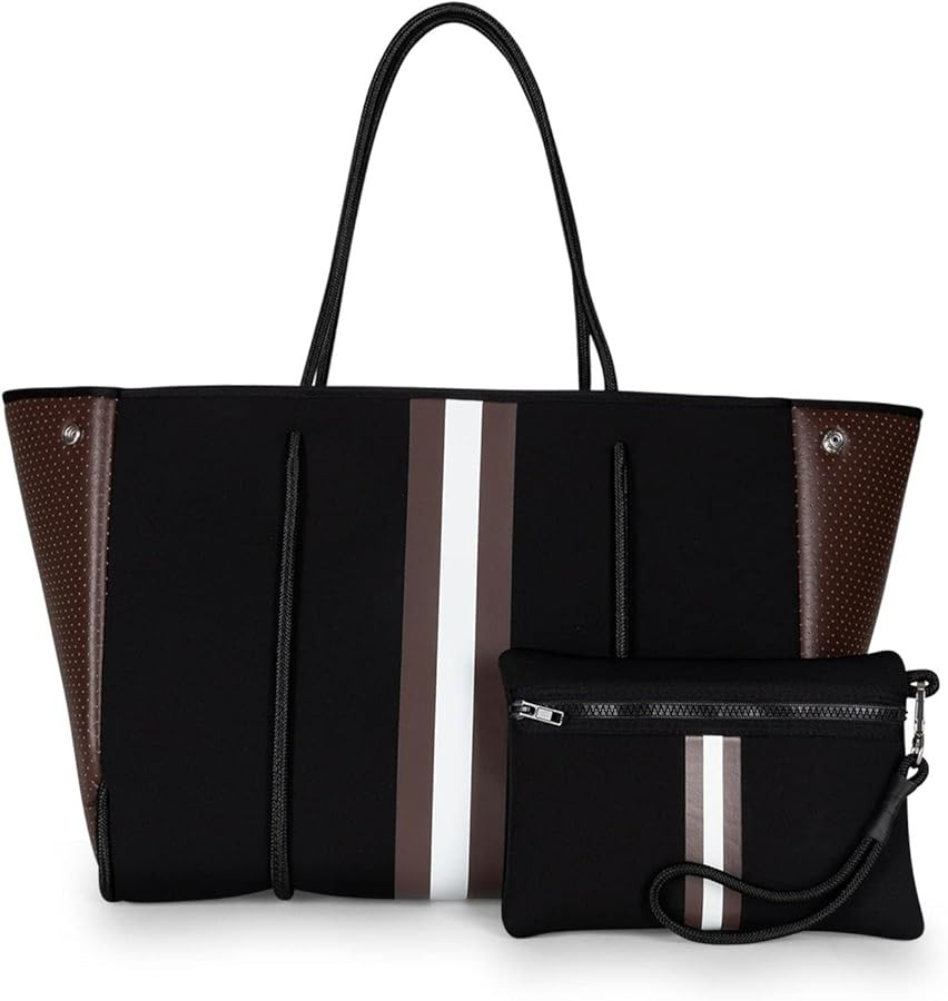 Haute Shore - Greyson Java Neoprene Tote Bag w/Zipper Wristlet Inside | Amazon (US)