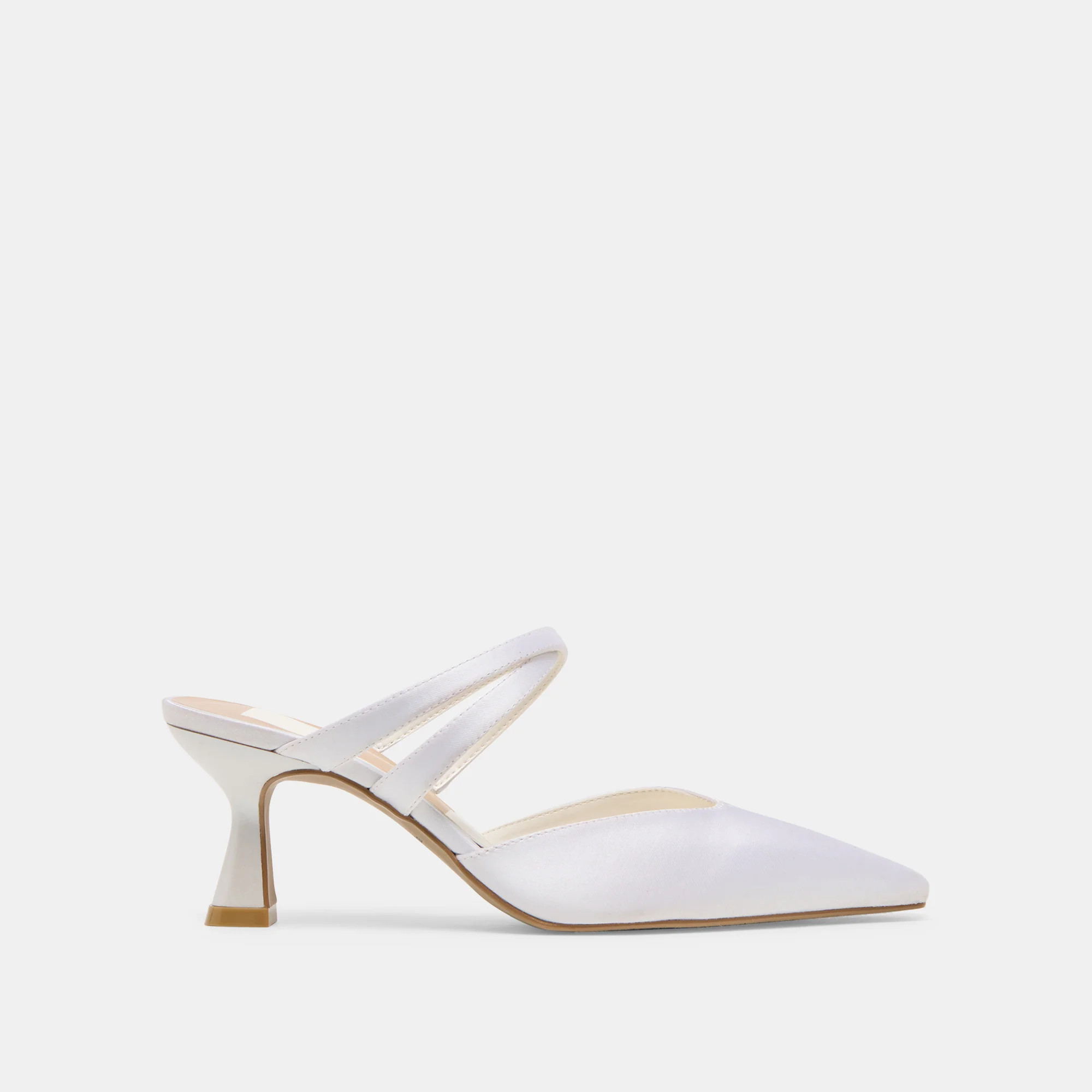 Linore True White Satin Heels | Dolce Vita | DolceVita.com