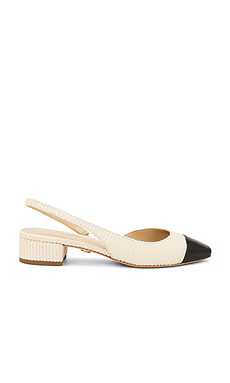 Veronica Beard Cecile Sling Black in Natural & Black from Revolve.com | Revolve Clothing (Global)