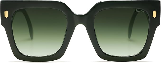 SOJOS Vintage Oversized Square Sunglasses for Women,Retro Womens Luxury Big Large Sun Glasses UV4... | Amazon (US)