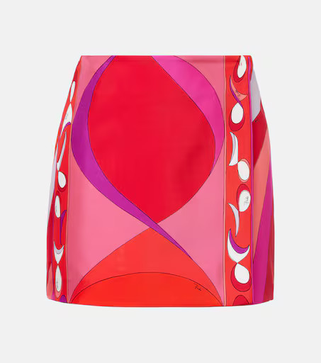 Pesci printed silk twill miniskirt | Mytheresa (US/CA)