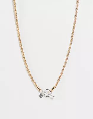 Chained Able rope chain necklace in gold | ASOS (Global)