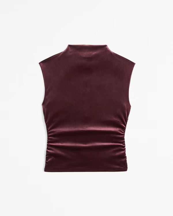Women's The A&F Paloma Velvet Top | Women's Party Collection | Abercrombie.com | Abercrombie & Fitch (US)