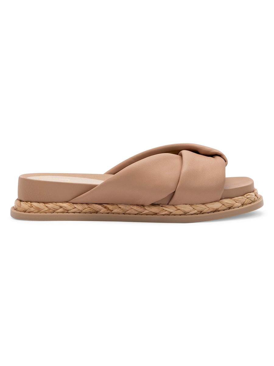 Dolce Vita Women's Giza Knotted Platform Slides - Nude - Size 6 Sandals | Saks Fifth Avenue OFF 5TH