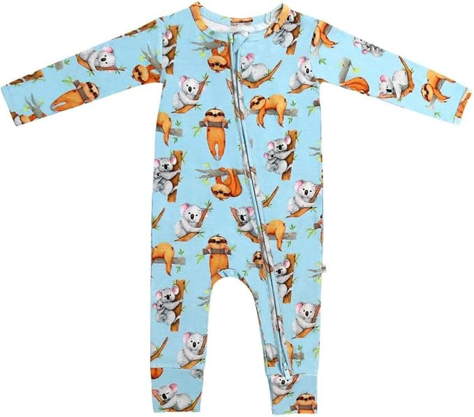 Bums & Roses Baby Romper | Soft Spandex and Viscose | Two-way Zipper for Easy Change | Amazon (US)