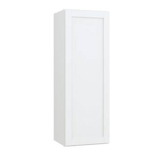 Hampton Bay Courtland 15 in. W x 12 in. D x 42 in. H Assembled Shaker Wall Kitchen Cabinet in Pol... | The Home Depot