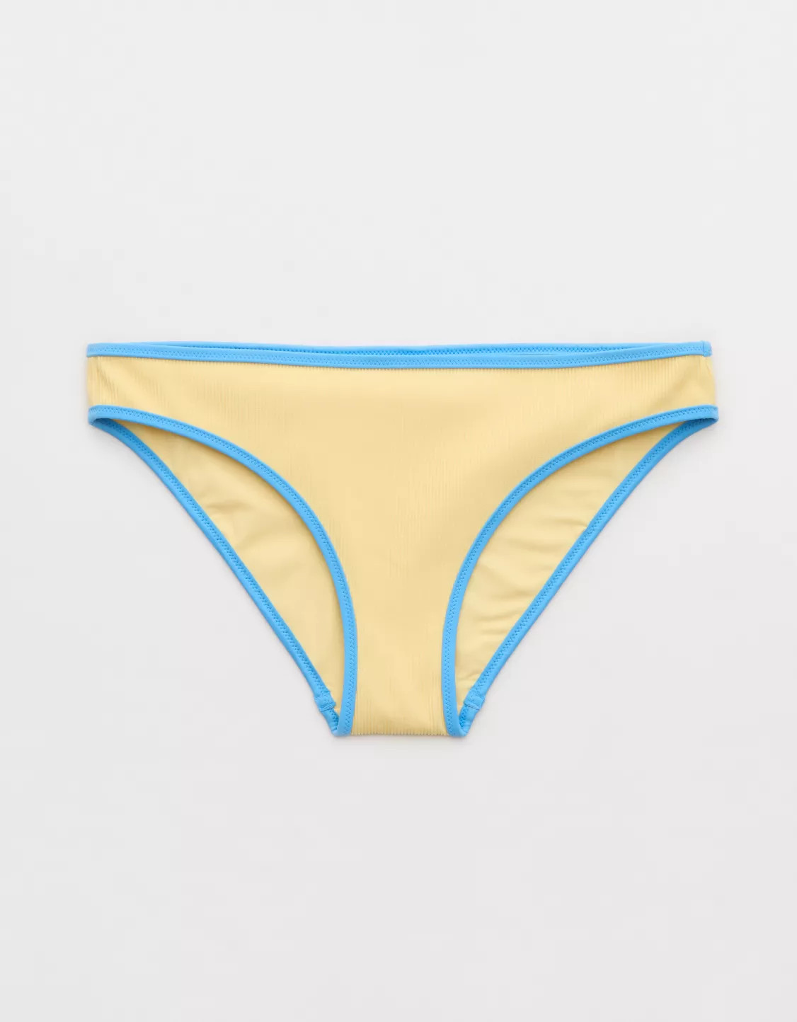 Aerie Ribbed Full Coverage Classic Bikini Bottom | Aerie