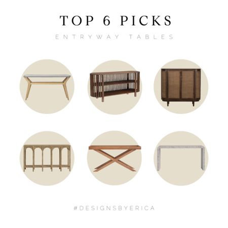 Our newest #Top6Picks have been released! 

The importance of a good first impression is EVERYTHING. Are you seeking to spruce up your entrance and make a stellar first impression? Consider incorporating one of these #consoletables.
 
You can find the ideal #entrywaytable for your home when you shop our #LTK

#LTKFind #LTKhome