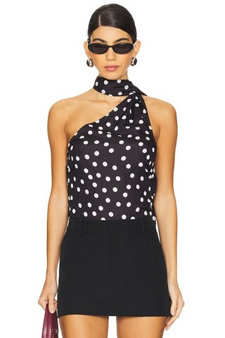 Rialta Top in Brown & White | Revolve Clothing (Global)