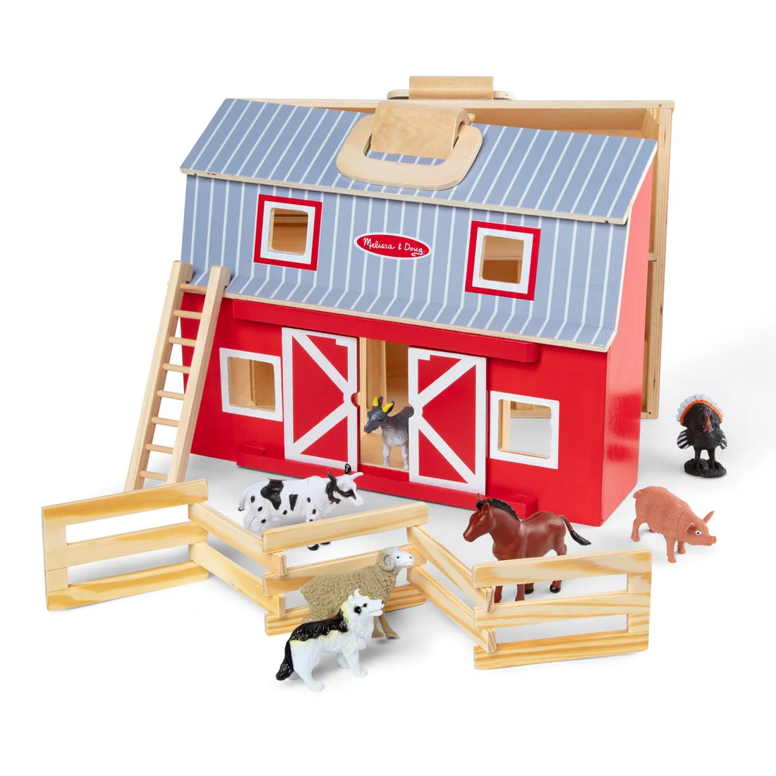 Wooden Fold & Go Barn | Melissa and Doug
