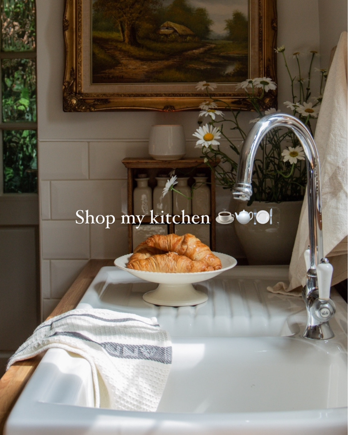 Shop my home: July kitchen ☕️ #kitcheninspiration #cottagekitchen 

#LTKsummer #LTKhome #LTKuk