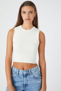 Sweater-Knit Cropped Tank Top | Forever 21 (US)