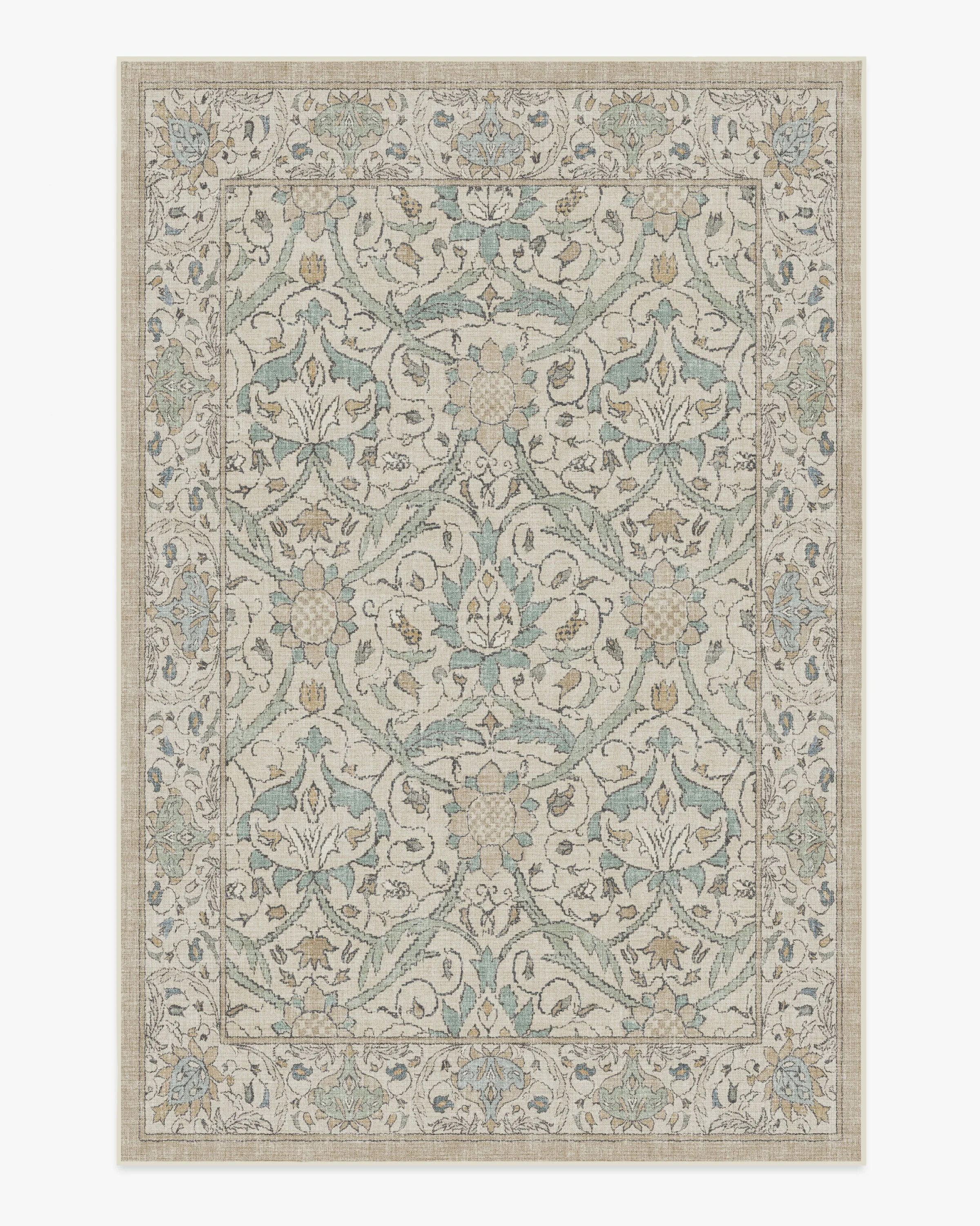 Morris & Co. Montreal Natural Jade Rug | Ruggable | Ruggable