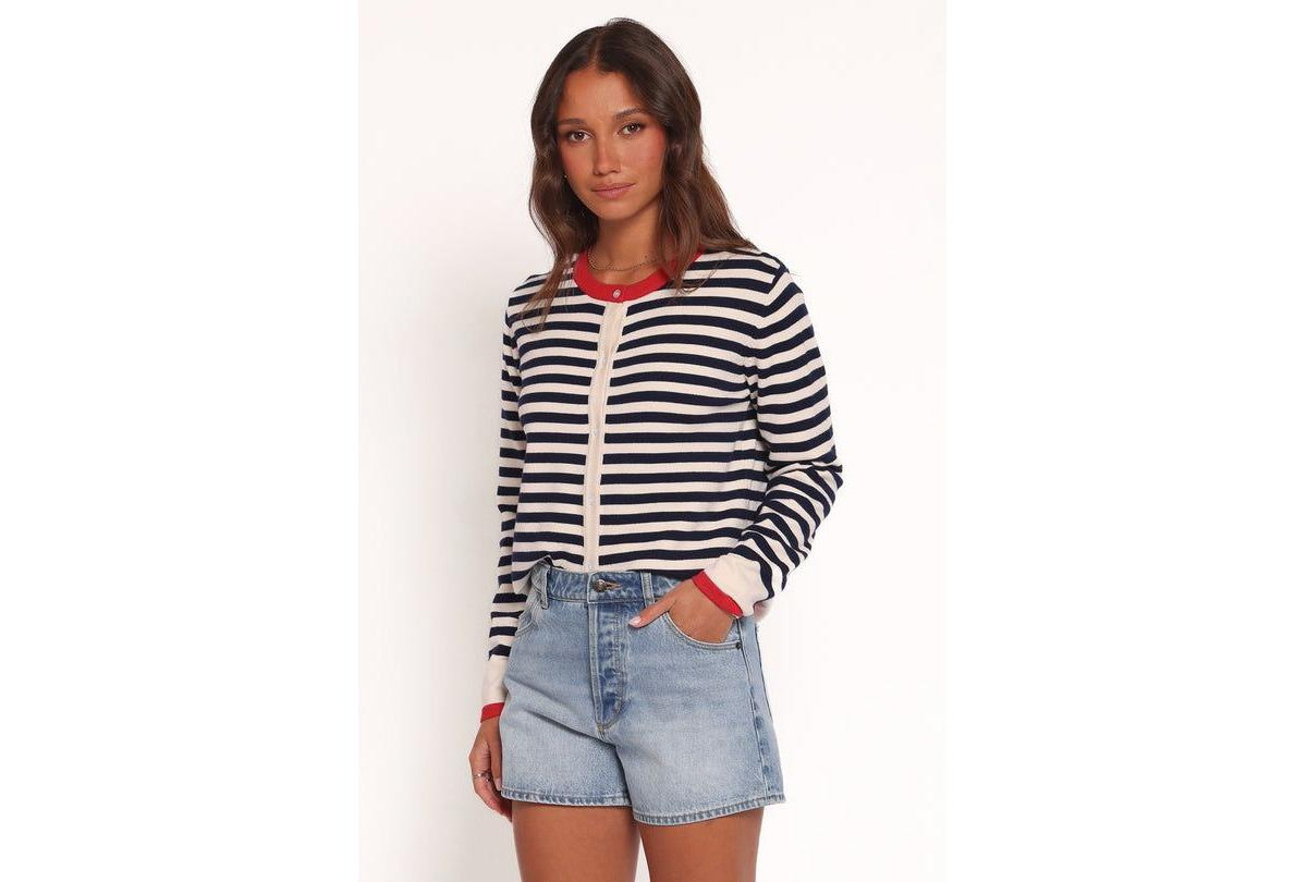 Petal and Pup Women's Scout Stripe Cardigan - Blue stripe | Macy's